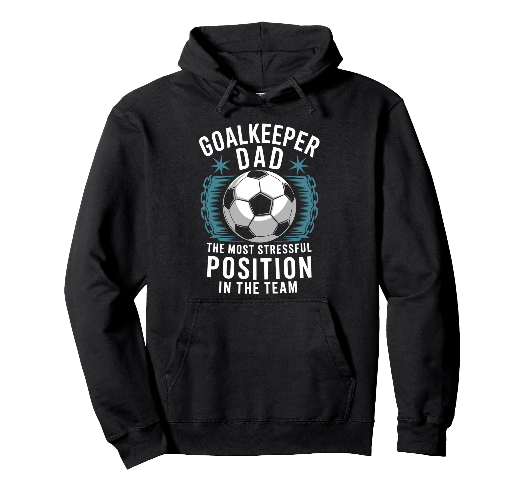 Soccer Lover Most Stressful Position Hoodie - Minimalist Print Men Women