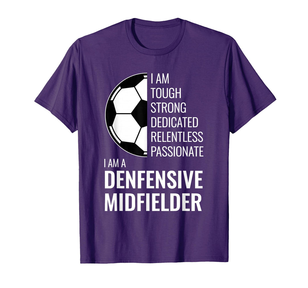 I Am Defensive Midfielder Football T-Shirt - Minimalist Print Unisex