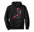 Colorful Funny Soccer Goalie Player Fan Hoodie - Trendy Graphic for Adults