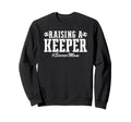 Raising Keeper Soccer Mom Soccer Sweatshirt - Trendy Graphic Men Women