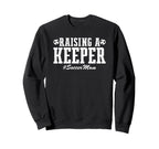 Raising Keeper Soccer Mom Soccer Sweatshirt - Trendy Graphic Men Women
