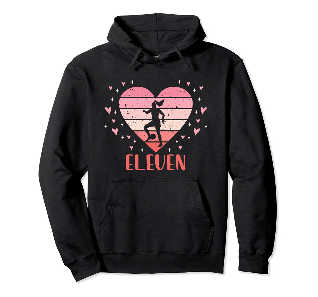 11 Year Old Soccer Birthday 11Th B Hoodie - Fun Novelty Design for Adults