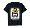 Bleached Soccer Mom Messy Bun T-Shirt - Aesthetic Graphic for Adults