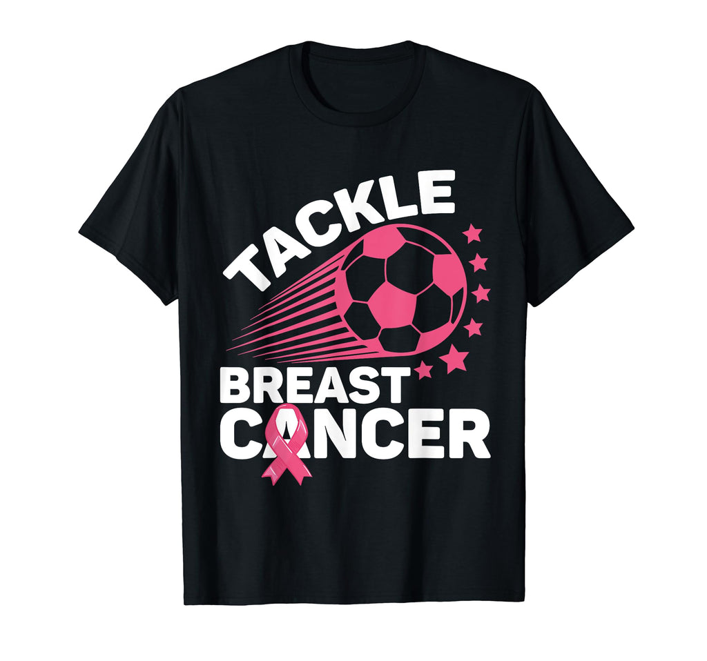 Tackle Breast Cancer Warrior Love T-Shirt - Unique Graphic Men Women