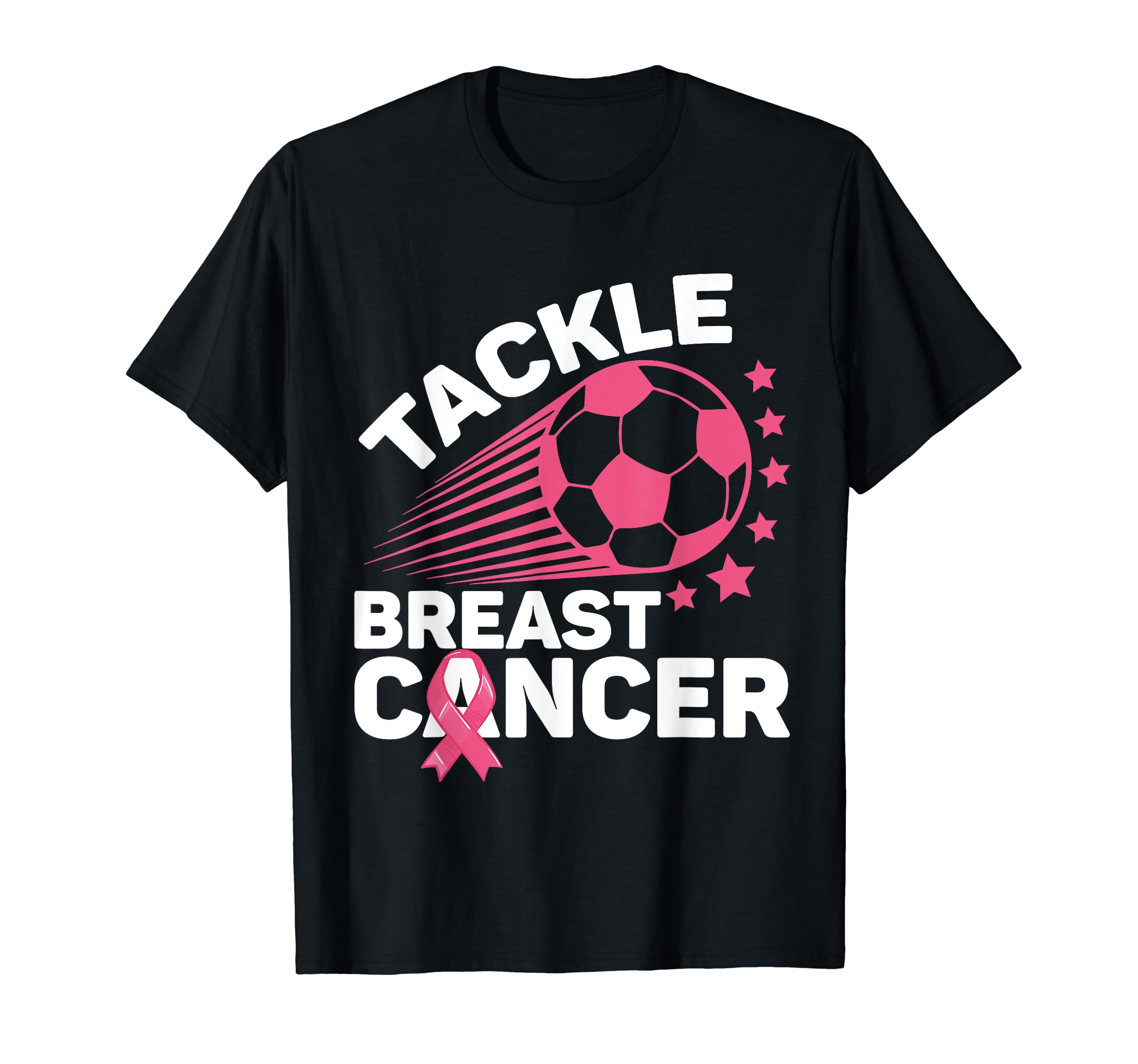 Tackle Breast Cancer Warrior Love T-Shirt - Unique Graphic Men Women