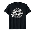 Soccer Grandma Checkered Funny T-Shirt - Aesthetic Graphic for Adults