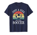 Just Who Loves Soccer T-Shirt - Casual Everyday Wear Men Women
