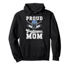 Proud Hockey Goalkeeper Mom Ice Hockey Hoodie - Unique Graphic Unisex