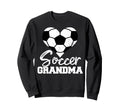Soccer Grandma Heart Funny Heartfelt Sweatshirt - Unique Graphic Unisex