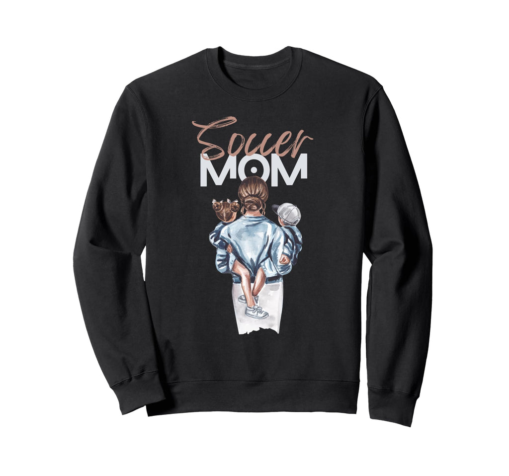 Soccer Mom Mothers Day Sweatshirt - Minimalist Print Unisex