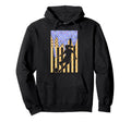 Soccer Drip Dripping Ice Cream Usa Hoodie - Trendy Graphic for Adults