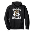 4Th Birthday Soccer Ball Leopard Heart Hoodie - Streetwear Style Men Women