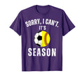 Sorry I Cant Its Soccer And Softball T-Shirt - Streetwear Style for Adults