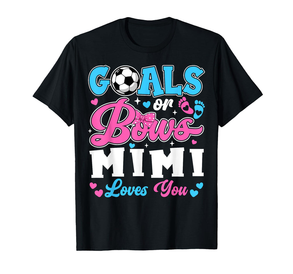 Goals Or Bows Mimi Loves You T-Shirt - Casual Everyday Wear for Adults