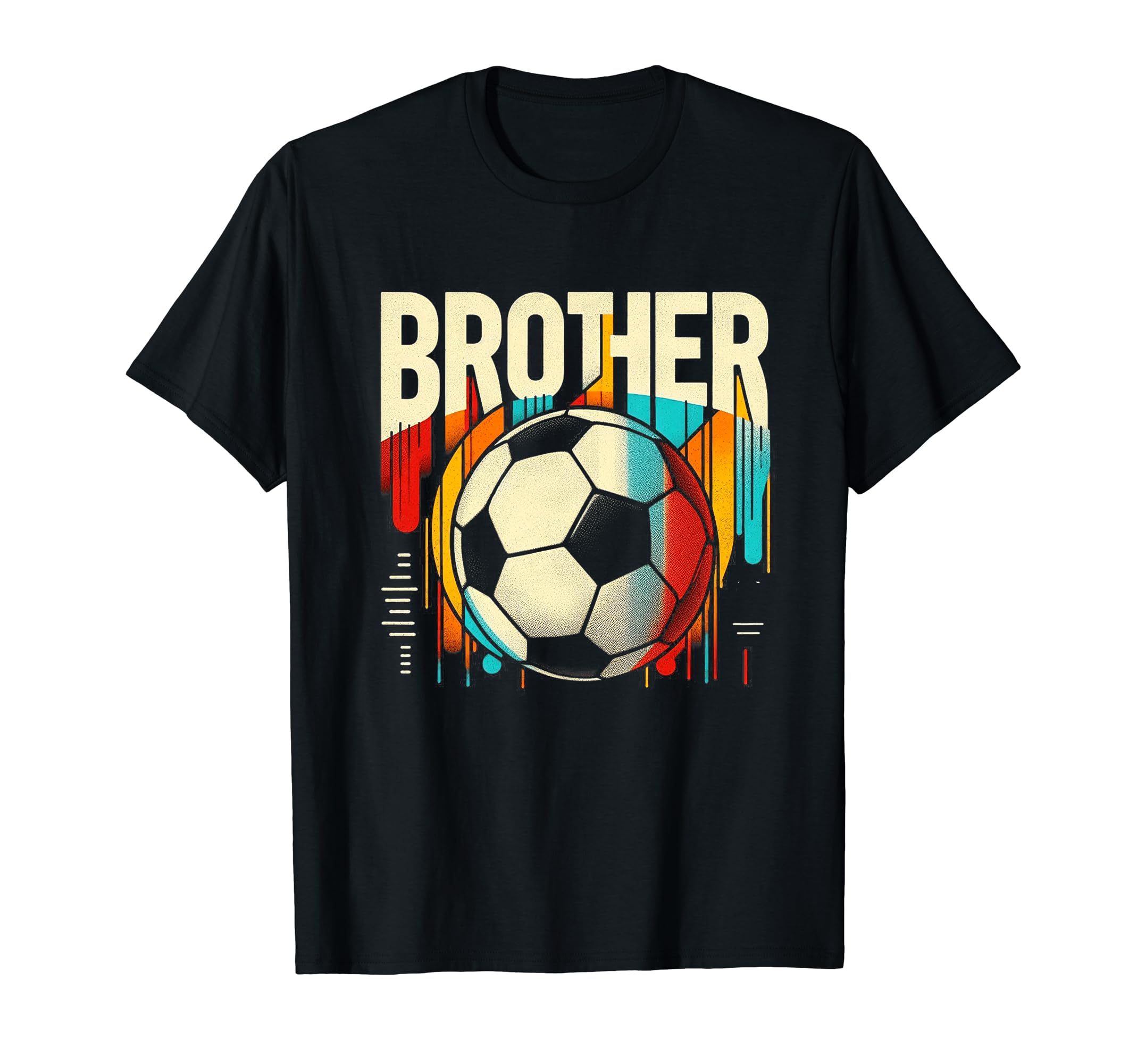 Soccer Brother Family Matching Team T-Shirt - Streetwear Style for Adults