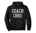 Coach Chris Custom Football Soccer Hoodie - Casual Everyday Wear Unisex