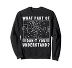 Soccer Strategy Board Meme What Sweatshirt - Fun Novelty Design Men Women
