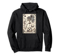 Soccer Coach Tarot Card Halloween Skeleton Hoodie - Novelty Apparel Unisex