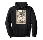 Soccer Coach Tarot Card Halloween Skeleton Hoodie - Novelty Apparel Unisex