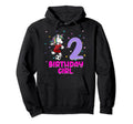 Unicorn Soccer 2Nd Birthday Love Funny 2 Hoodie - Custom Art Print Unisex