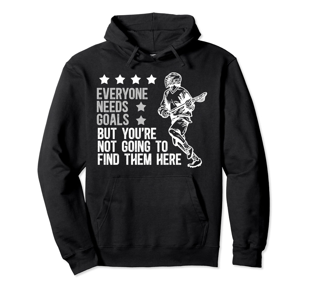 Lacrosse Keeper Funny Lacrosse Goalkeeper Hoodie - Custom Art Print Unisex