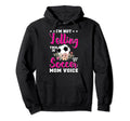 Im Not Yelling This Is My Soccer Mom Hoodie - Unique Graphic for Adults