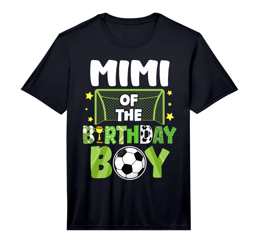 Mens Soccer Mimi Birthday Party Soccer T-Shirt - Minimalist Print Unisex