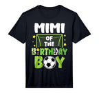 Mens Soccer Mimi Birthday Party Soccer T-Shirt - Minimalist Print Unisex