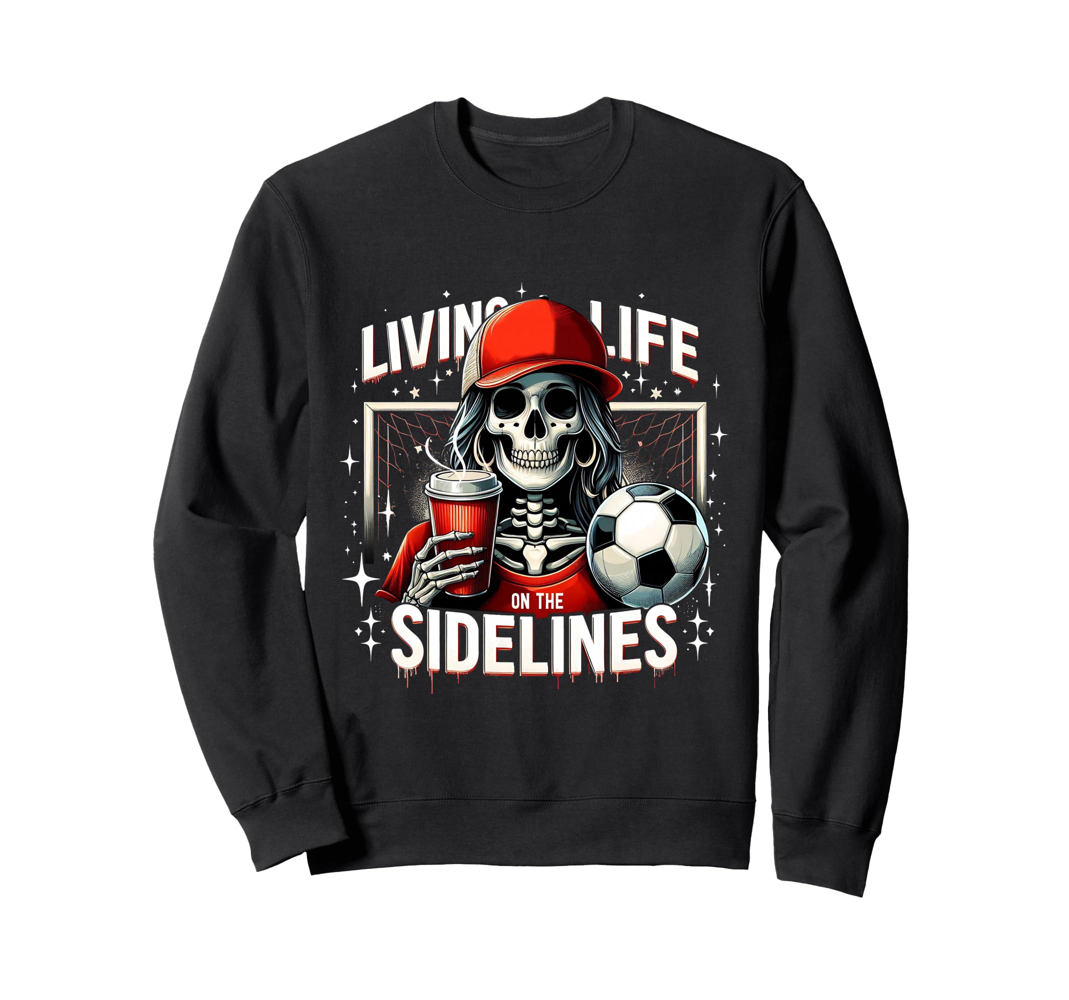 Soccer Mama Mom Life Sidelines Mommy Sweatshirt - Unique Graphic Unisex