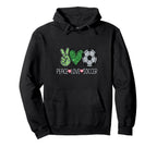 Peace Sign Love Soccer Ball Fan Soccer Mom Hoodie - Trendy Graphic Unisex