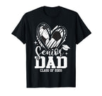 Senior Dad Class 2026 Soccer T-Shirt - Minimalist Print for Adults
