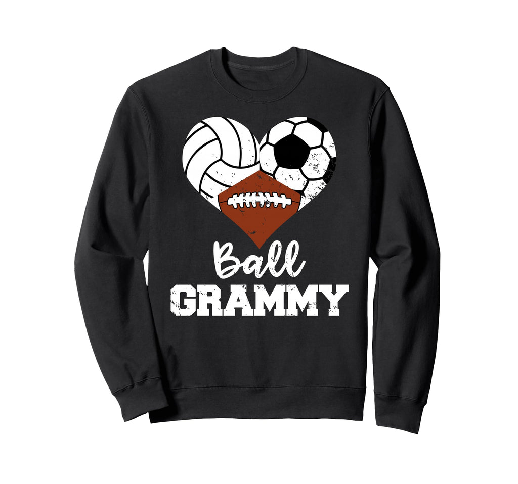 Ball Grammy Heart Funny Volleyball Sweatshirt - Aesthetic Graphic Unisex
