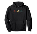 Soccer Heartbeat Soccer Player Hoodie - Novelty Apparel for Adults