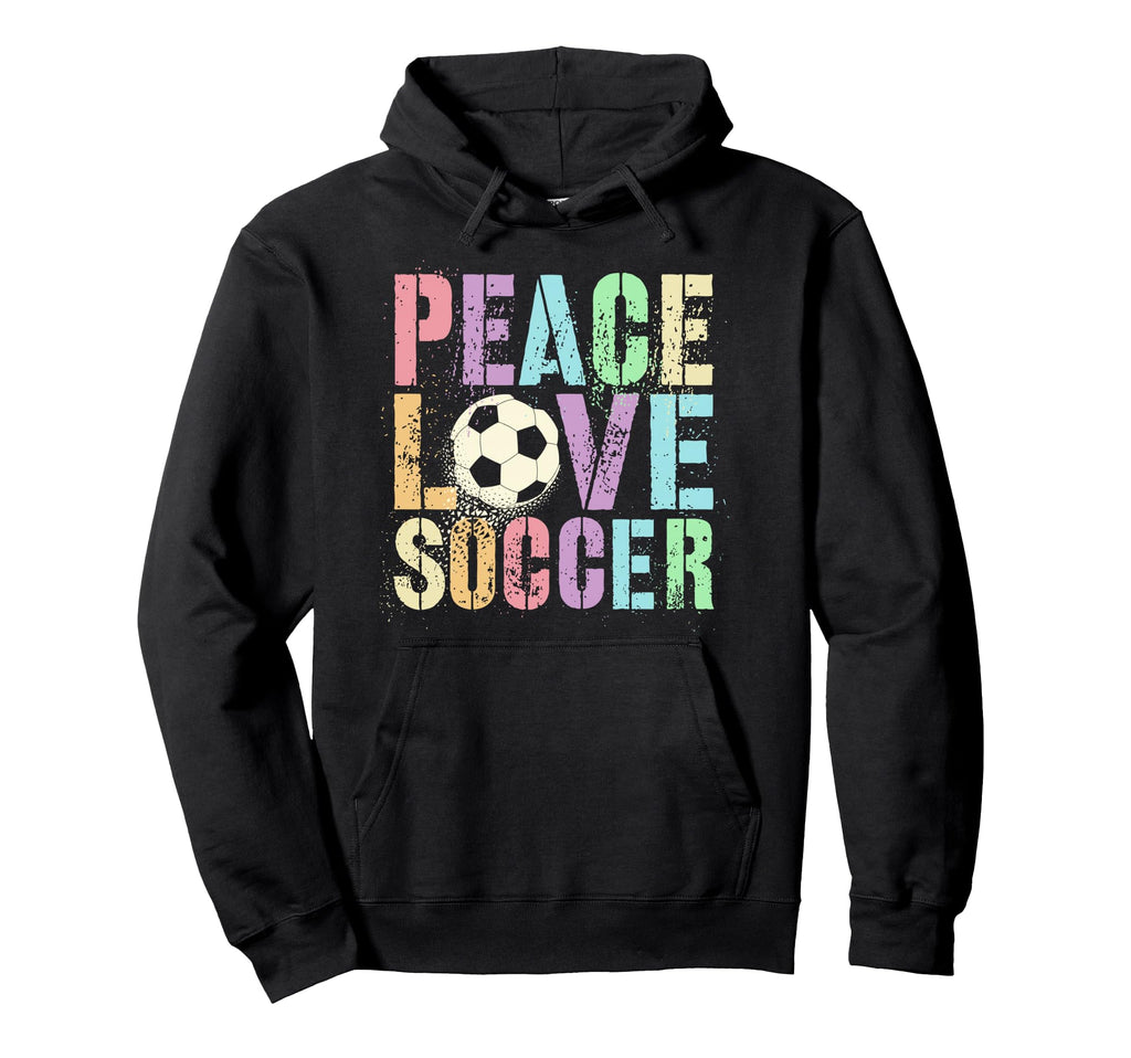 Sassy Peace Love Soccer Score Club Mom Hoodie - Aesthetic Graphic Unisex
