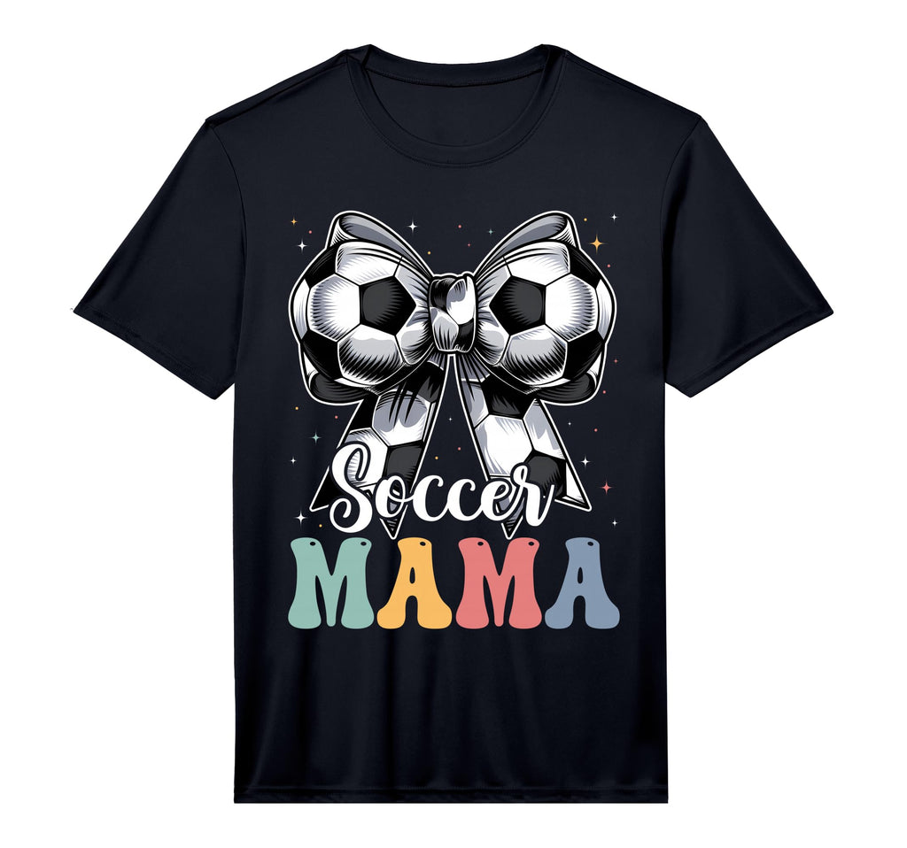 Soccer Mama Groovy Soccer Softball T-Shirt - Casual Everyday Wear Unisex