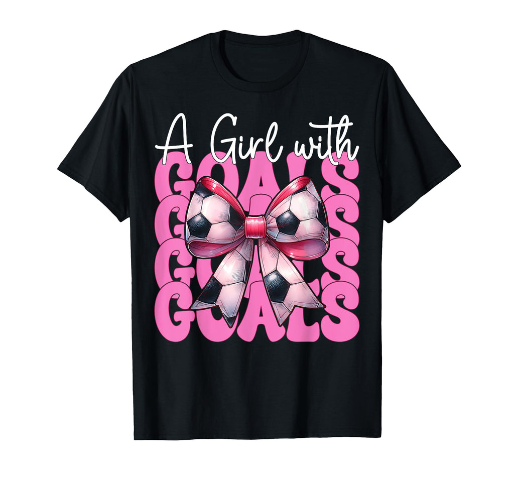 Soccer Mom Mama Mothers Day Coquette Goals T-Shirt - Trendy Graphic Unisex