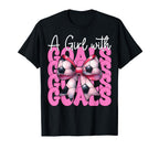 Soccer Mom Mama Mothers Day Coquette Goals T-Shirt - Trendy Graphic Unisex