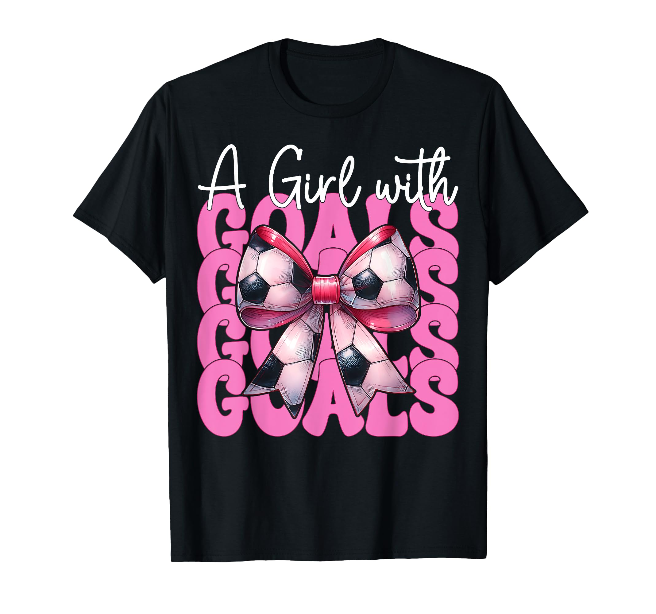 Soccer Mom Mama Mothers Day Coquette Goals T-Shirt - Trendy Graphic Unisex