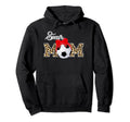 Soccer Mom Leopard Funny Soccer Mom Hoodie - Minimalist Print for Adults