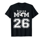 Proud Senior Soccer Mom Custom T-Shirt - Fun Novelty Design for Adults