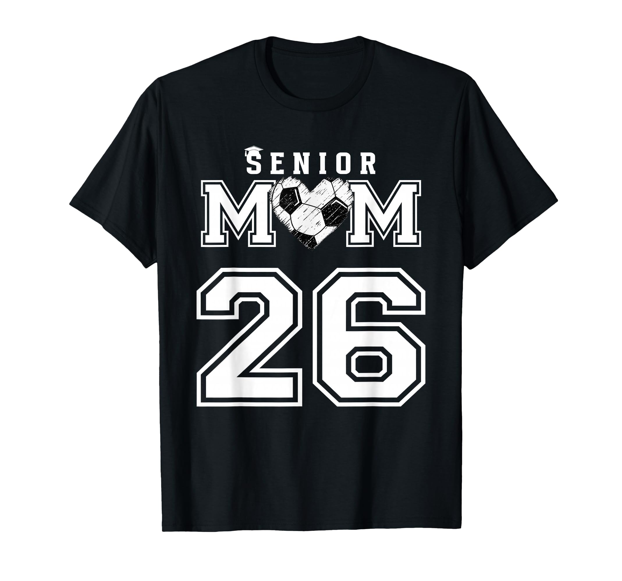 Proud Senior Soccer Mom Custom T-Shirt - Fun Novelty Design for Adults