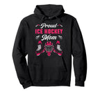 Ice Hockey Goalie Mom Mother Goalkeeper Hoodie - Graphic Print for Adults