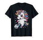 Kawaii Soccer Just Who Loves Unicorn T-Shirt - Novelty Apparel Unisex