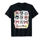 Soccer Mama Coquette Bow Soccer Mom T-Shirt - Streetwear Style Men Women