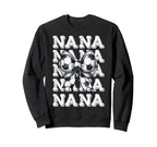 Coquette Soccer Nana Matching Family Bow Sweatshirt - Trendy Graphic Unisex