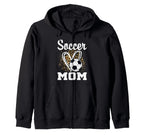 Soccer Mom Leopard Heart Soccer Fan T-Shirt - Custom Art Print for Adults