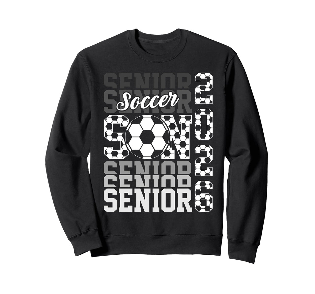 2026 Soccer Senior Son Graduation Sweatshirt - Fun Novelty Design Unisex