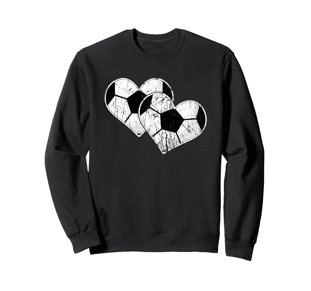 Soccer Heart Passion Sports Fan Sweatshirt - Unique Graphic Men Women