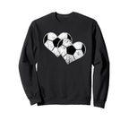 Soccer Heart Passion Sports Fan Sweatshirt - Unique Graphic Men Women