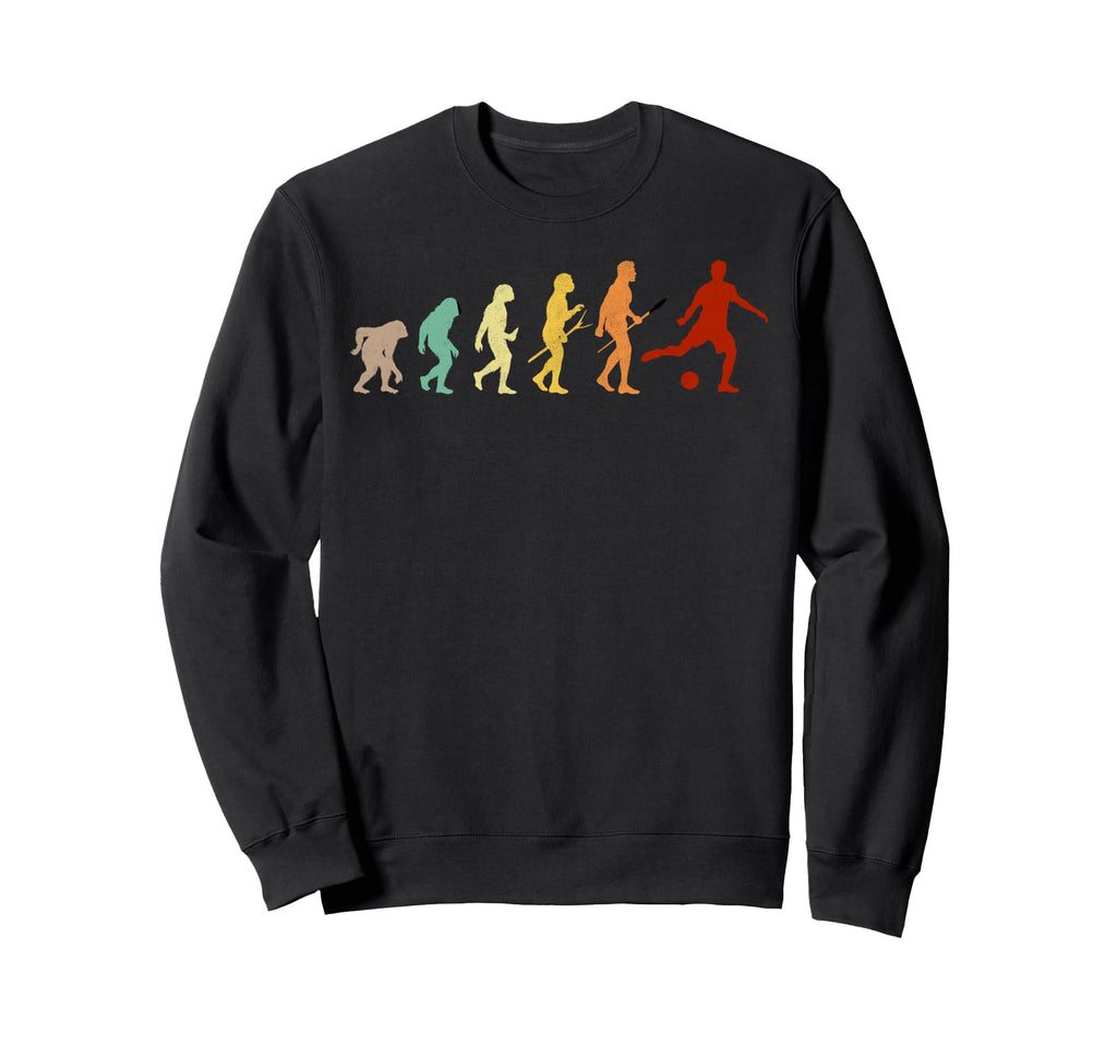 Evolution Soccer Goalie Player Fan Sweatshirt - Graphic Print for Adults